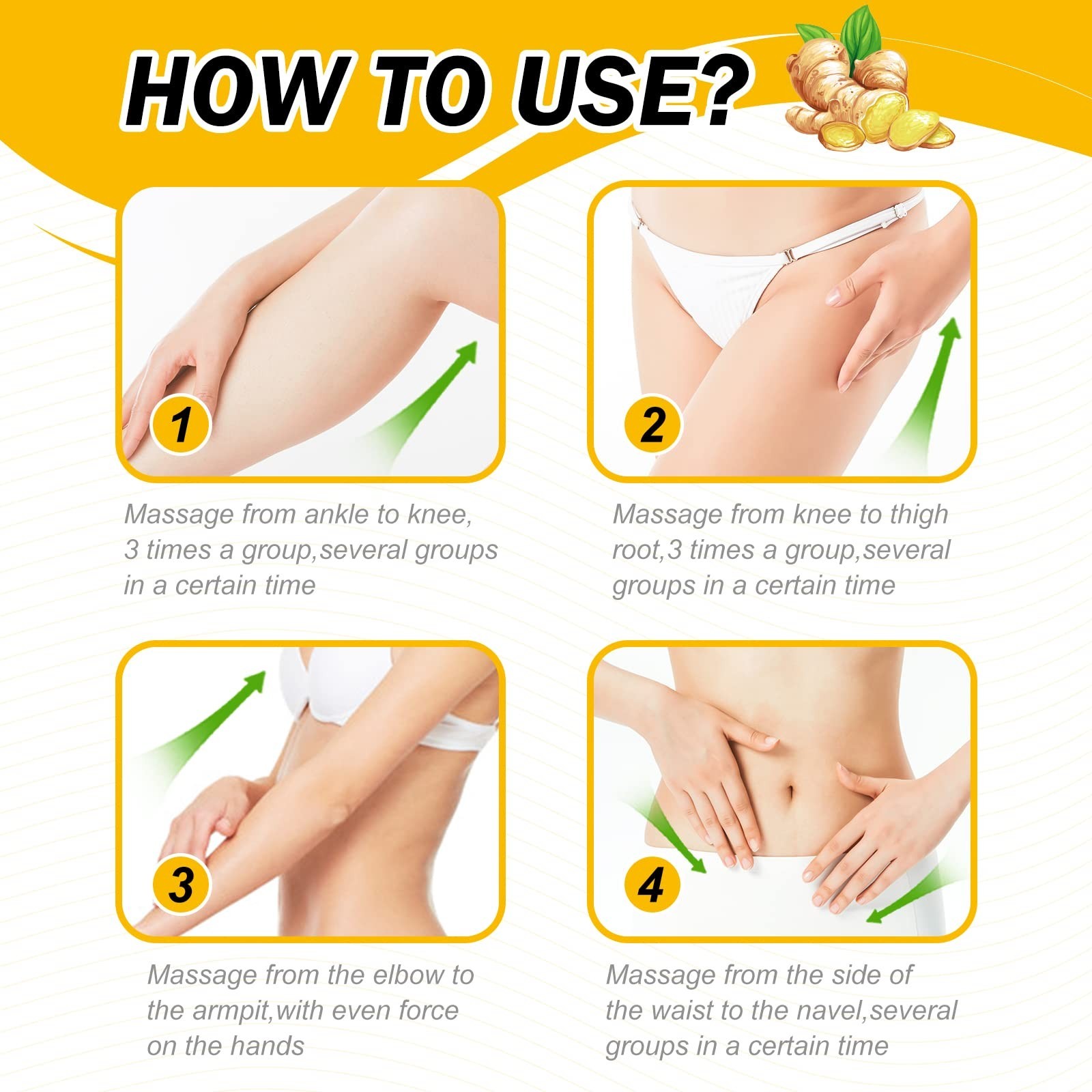 Ginger Slimming Cream – Hot Fat Burning Weight Loss Full Body Anti-Cellulite …