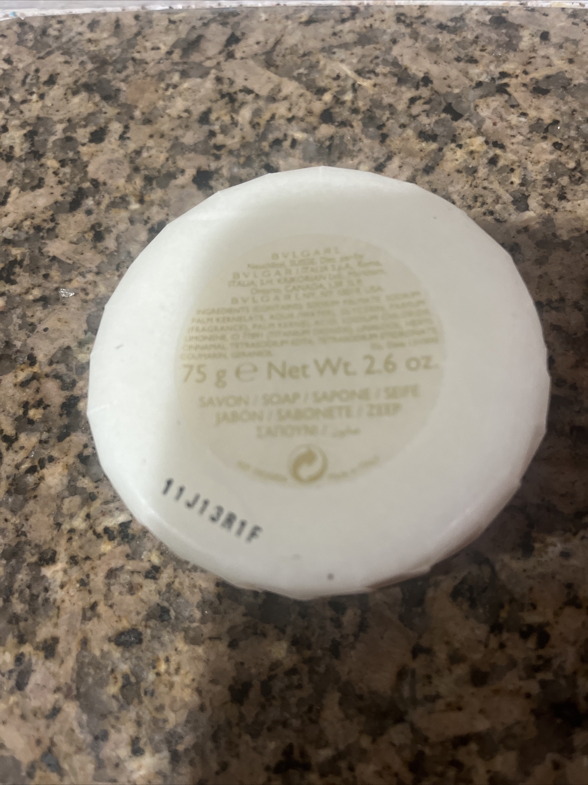 New Bvlgari Eau Parfumee au the vert 2.6 oz Soap Savon