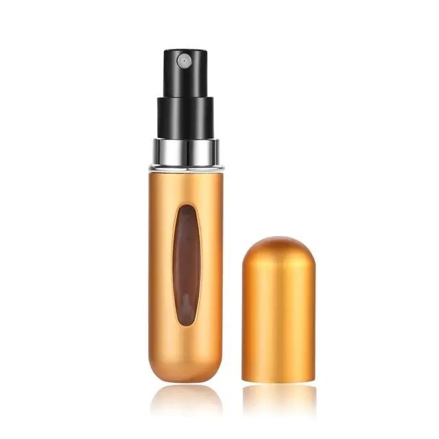 10Pcs Mini Refillable Travel Portable Perfume Atomizer Bottles Spray Pump Case