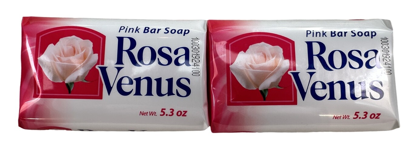Jabon Rosa Venus Rosado Classic 150 g / 5.3 oz Soap Bar, 2, 4,6,10,20 or 40 Pack