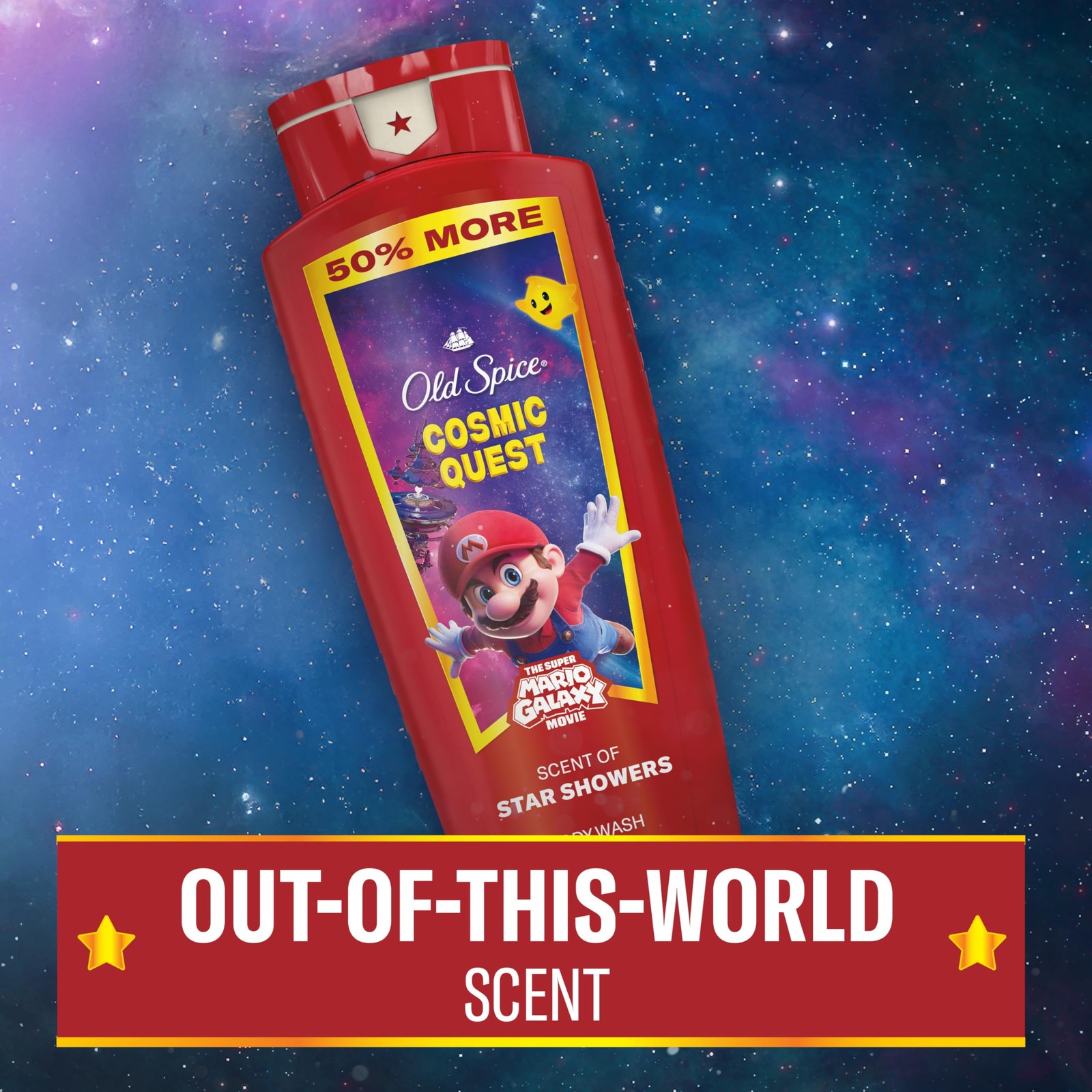 Old Spice Body & Face Wash for Men, x The Super 24 Ounce (Pack of 1), Red