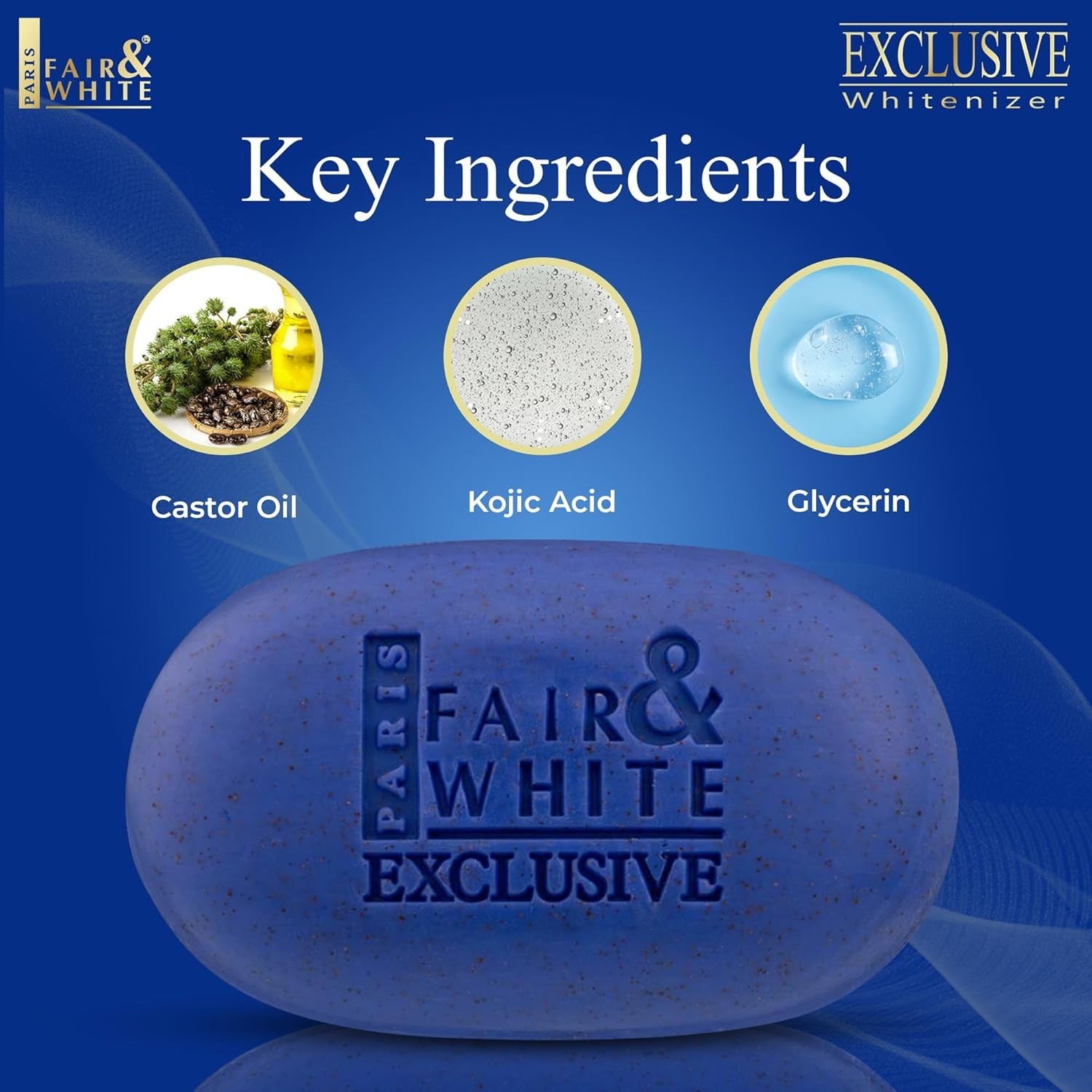 Exclusive Exfoliating Soap, 200g / 7oz – Moisturizing Bar Soap For Face and Body