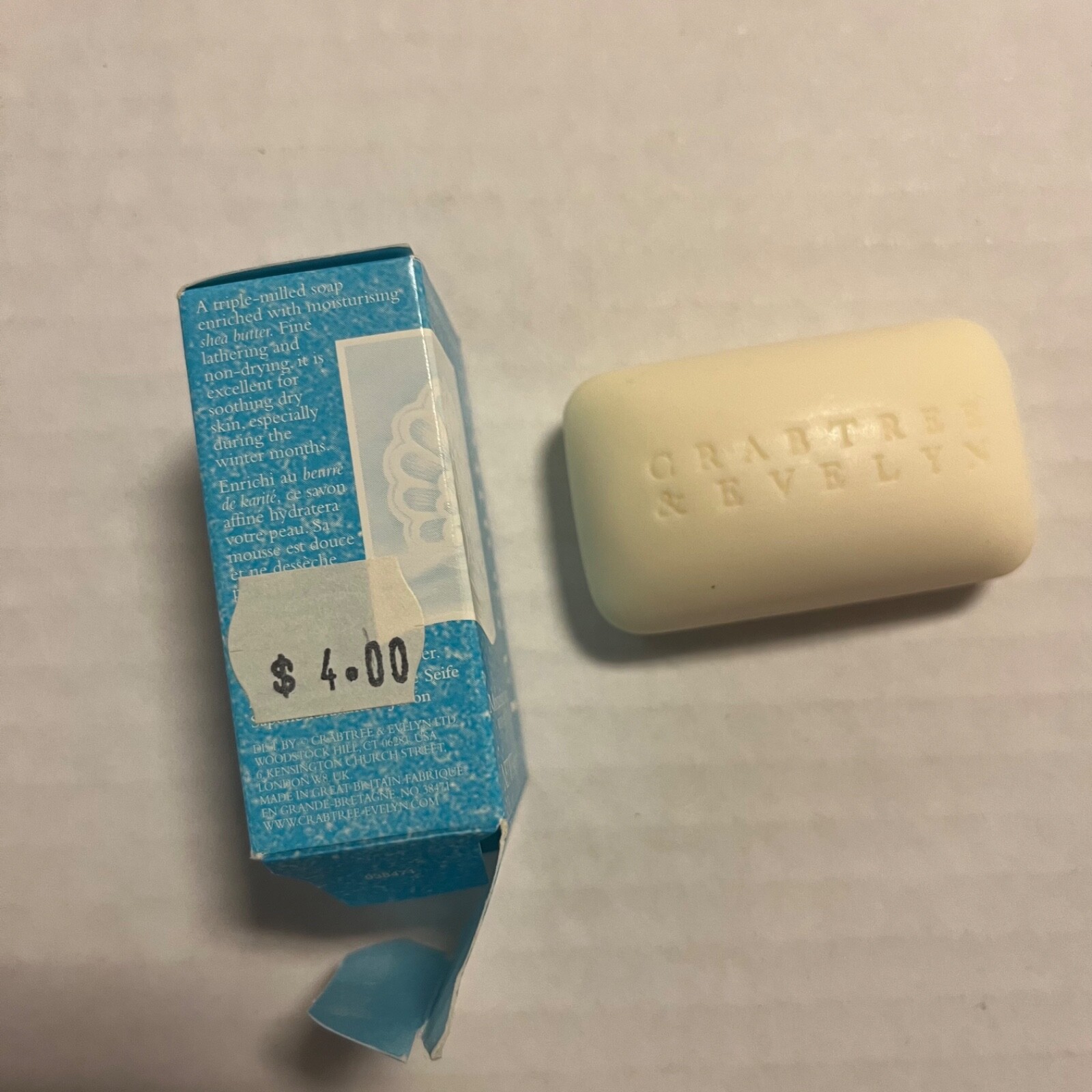 Crabtree & Evelyn La Source Moisturizing Soap Shea Butter 3.5oz & 1.4oz (2 Bars)