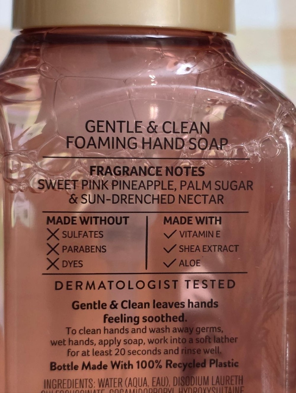 Bath Body Works Pineapple & Coconut Variety Tropical Foaming Hand Soap Set of 3