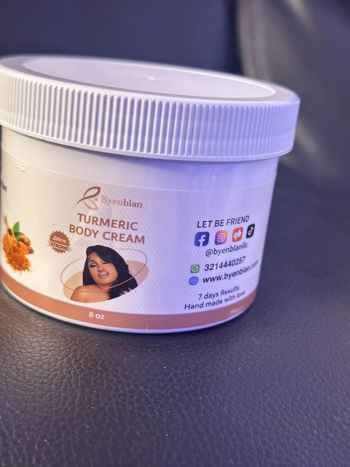 Byenblan Turmeric 3-in-1 Skincare Set – Face Cream, Body Cream & Soap 4oz