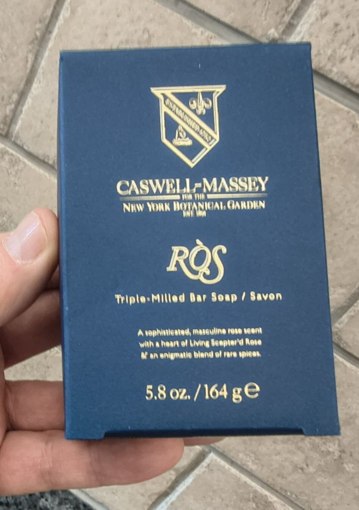 Caswell Massey New York Botanical ROS Triple Milled Single Bar Soap 5.8oz Rose