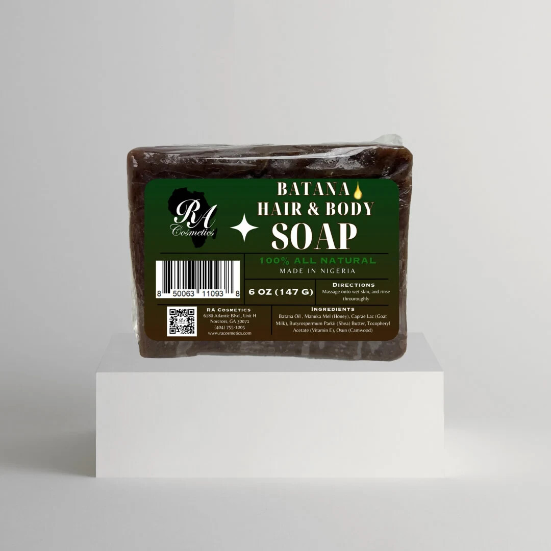RA Cosmetics Natural Batana Hair & Body Soap – 6 oz