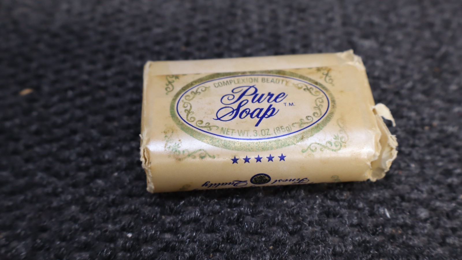New 3oz Bar of Cal Ben Pure Soap Complexion Beauty Five Star Soap Vintage USA
