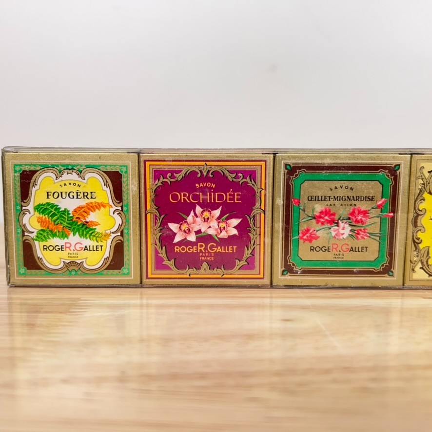 NEW Roger & Gallet Paris Set of 6 Bars Fragrant Perfumed Guest Soap .9oz Sealed