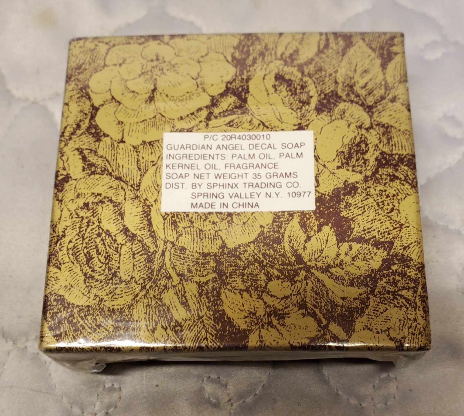 RB4 Guardian Angel Decal Soap NEW SEALED in Box- Christmas Theme Christian Gift