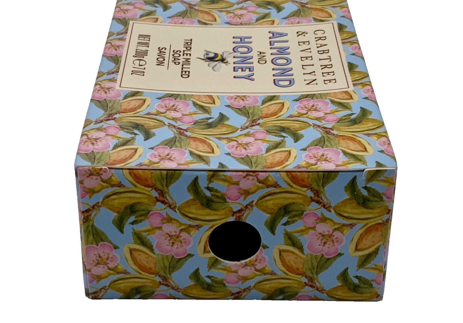 Crabtree & Evelyn Bar soap Almond & Honey Triple Milled 21oz (3x7oz) Jumbo Size