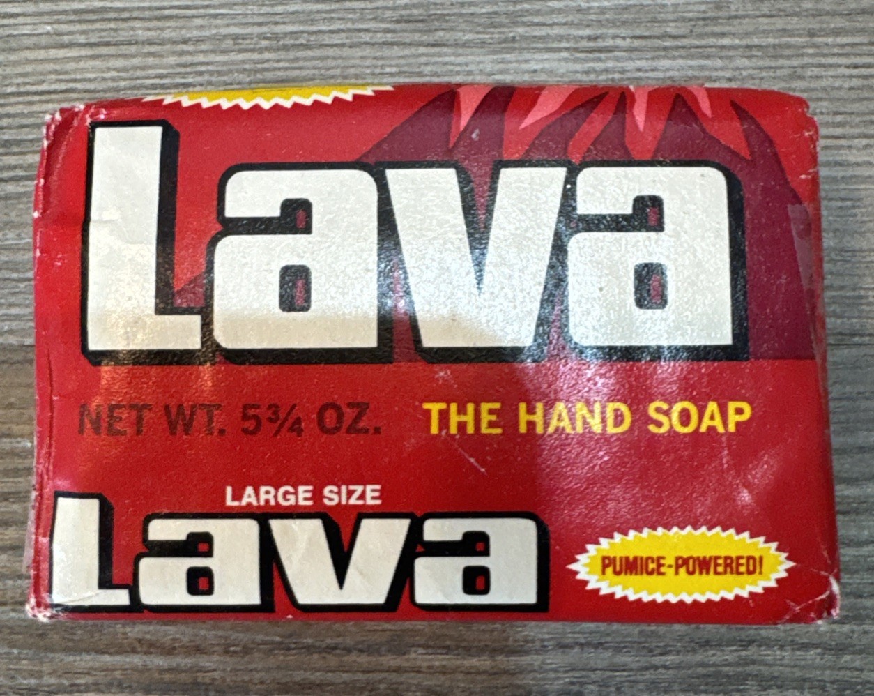 LAVA Bar The Hand Soap New/Old Stock Bathroom Pumice Powered