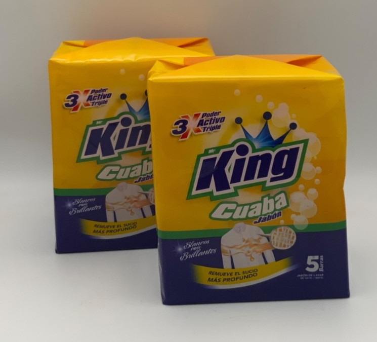 10 Jabon De Cuaba Mr. King Cuba Soap LAVA ROPA Blancos Mas Brillantes