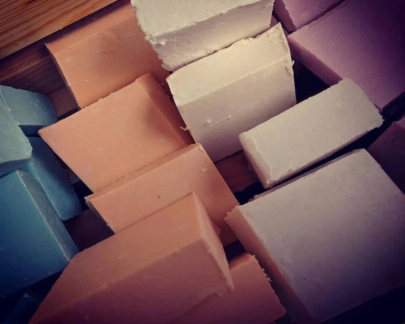Natural Bar Soap Amish Farm Hand Cut, Hand Crafted, Six HUGE 6+oz. Bars