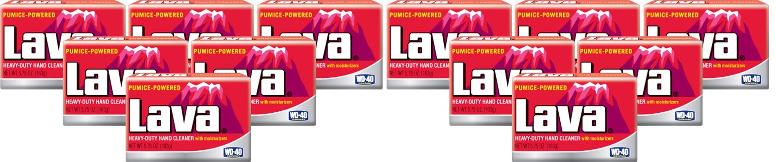 Lava 10185 Heavy-Duty Hand Cleaner with Moisturizers, 5.75 oz. Pack of 12