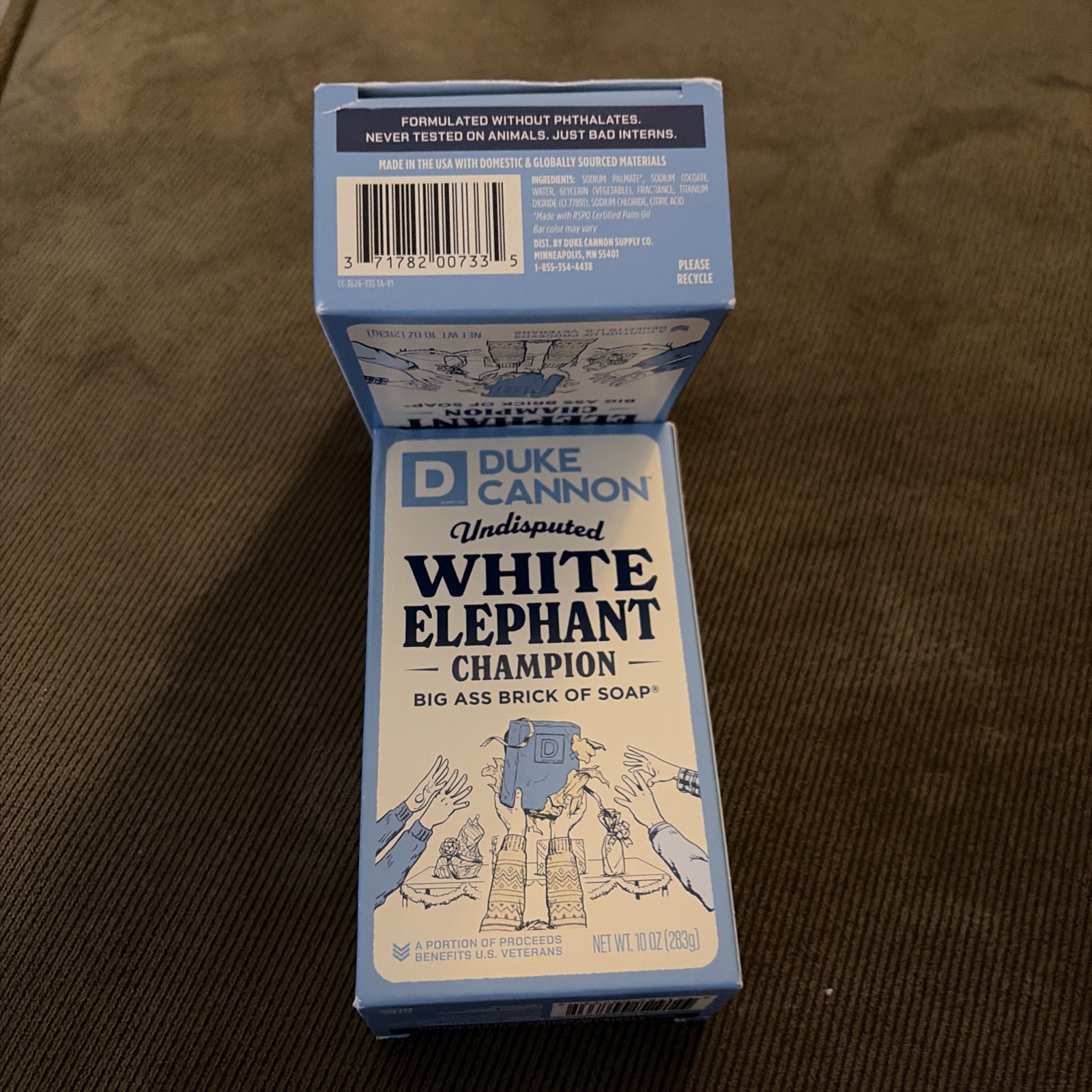( 2 ) Duke Cannon Supply Co. White Elephant Bar Soap – 10oz