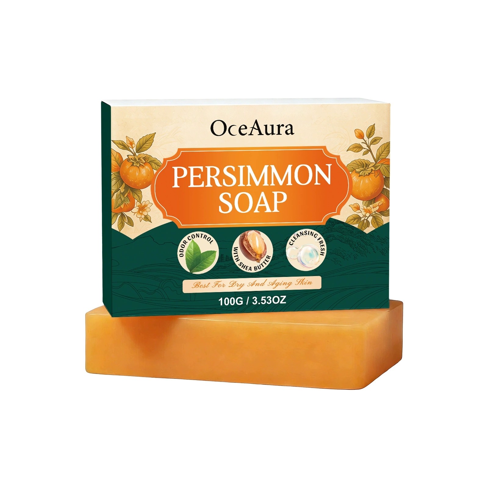 Persimmon Refreshing Body Soap Odor Eliminator and Smell Remover – All Skin Type