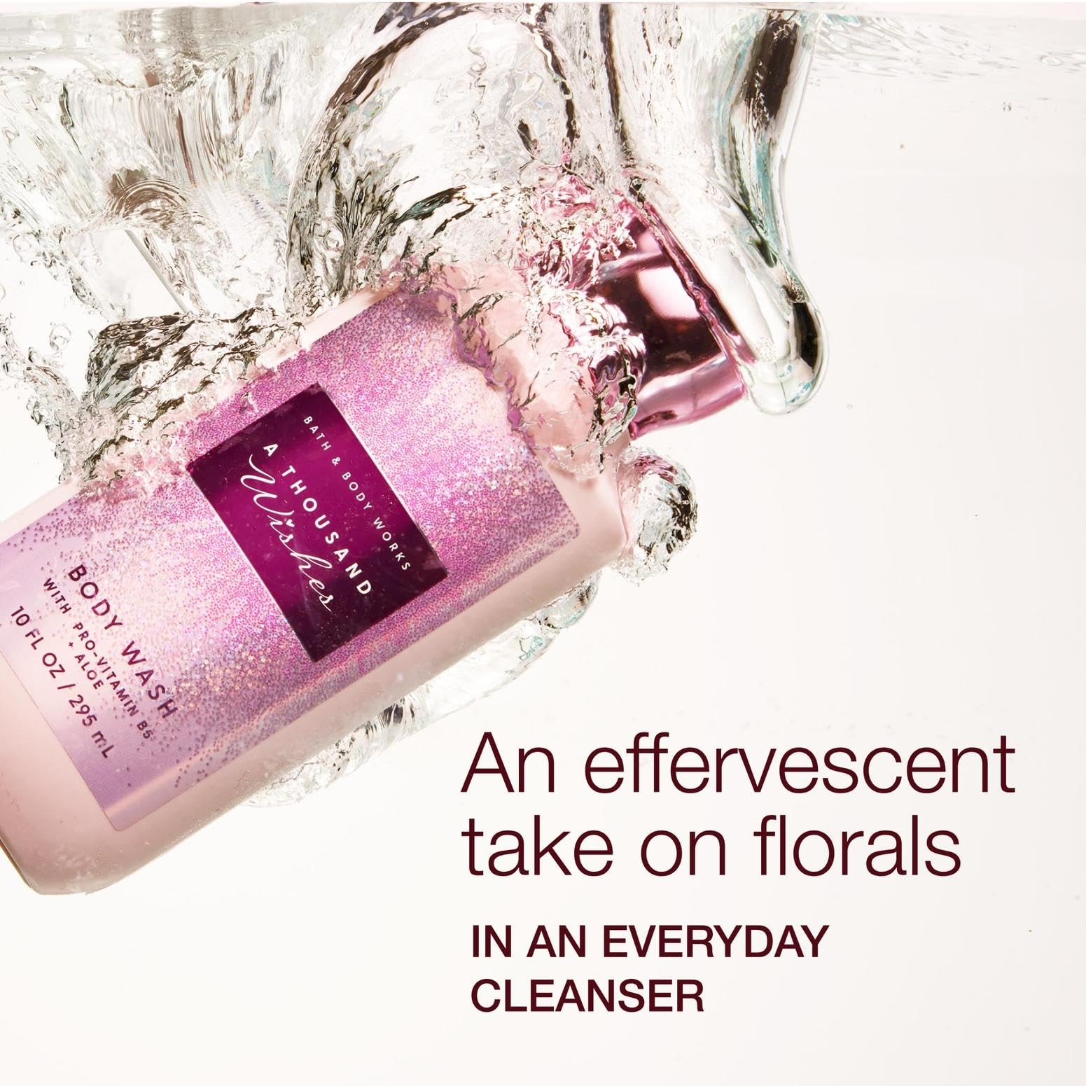 Bath & Body Works A Thousand Wishes Wash, 10 Fl Oz (Pack of 1), Pink