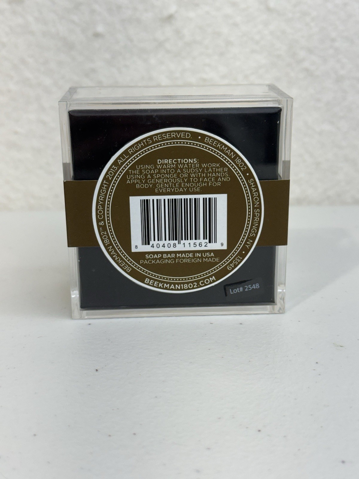 Beekman 1802 Lump of Gold Shimmer Beauty Bar 8oz Star Anise Bergamot Goat Milk