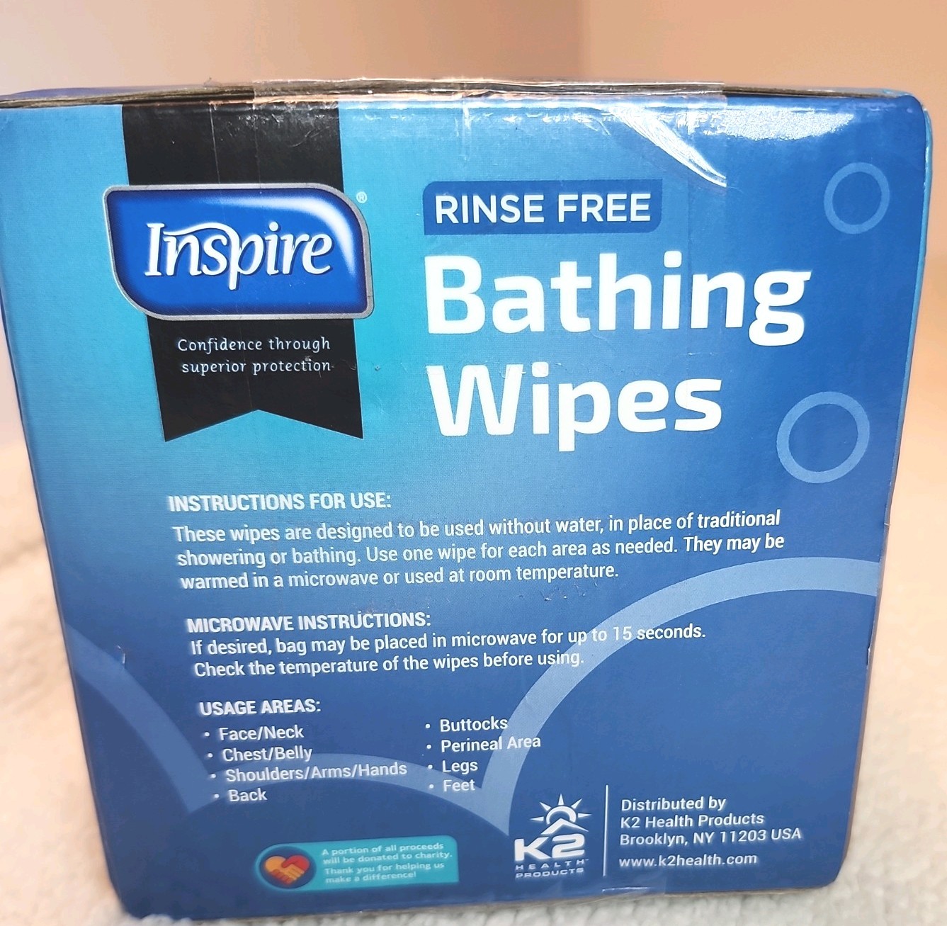 Best Thick Rinse Free Body Wipes, Extra Large Washcloths For Adults, Aloe Vera