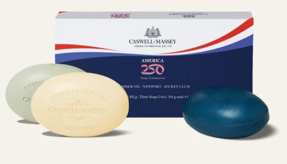Caswell Massey America 250 3-Bar Soap Set