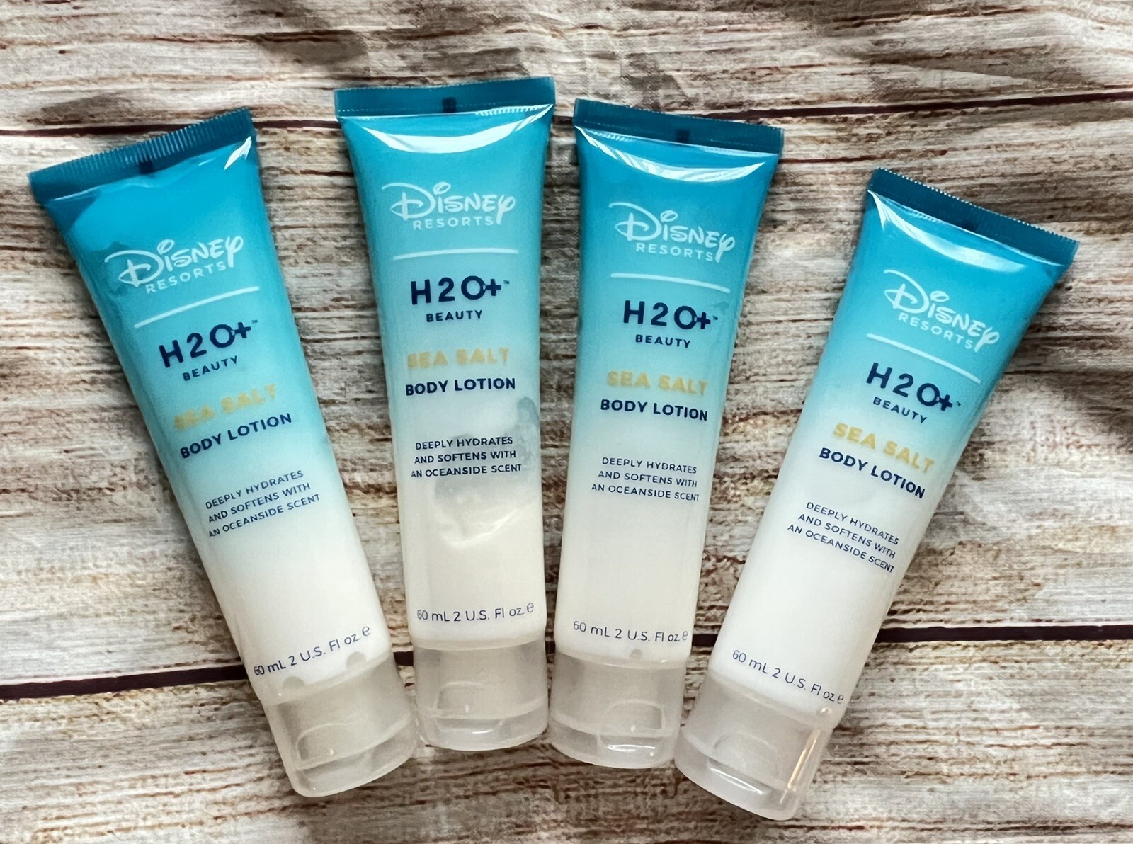 Disney Resorts H2O+ Lot of 4 Body Lotion 2oz