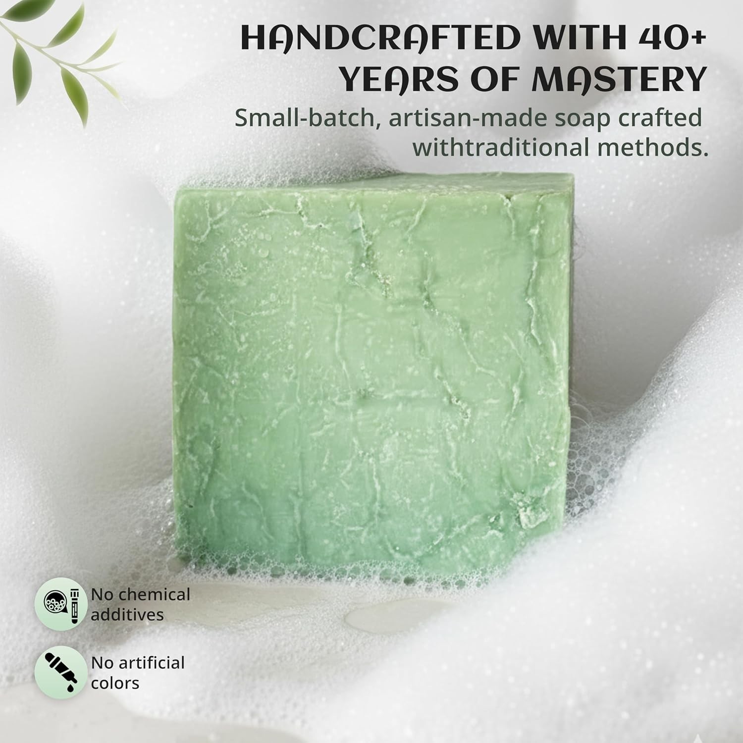 Tea Tree Soap Bar – Handcrafted, Chemical-Free, Ideal for Sensitive Skin