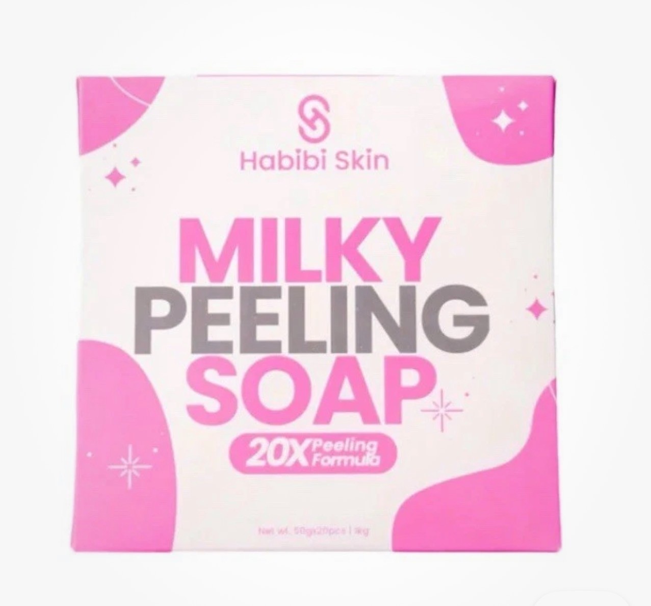 Habibi Skin Essentials Milky Peeling Soap 50g Pack of 20 Bars. A Legit Seller.