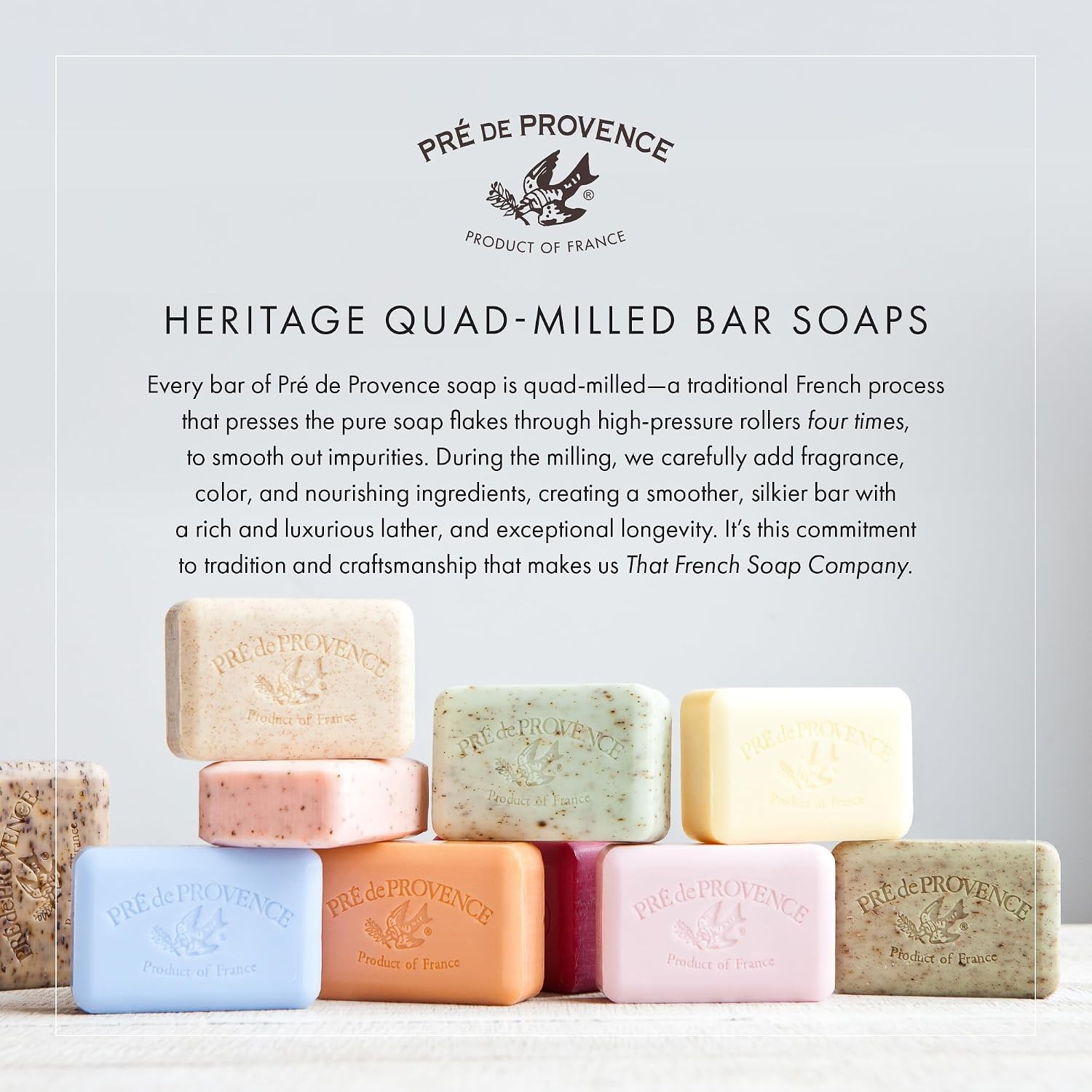 Artisanal Soap Bar Enriched with Organic Shea Butter Natural French Skincare
