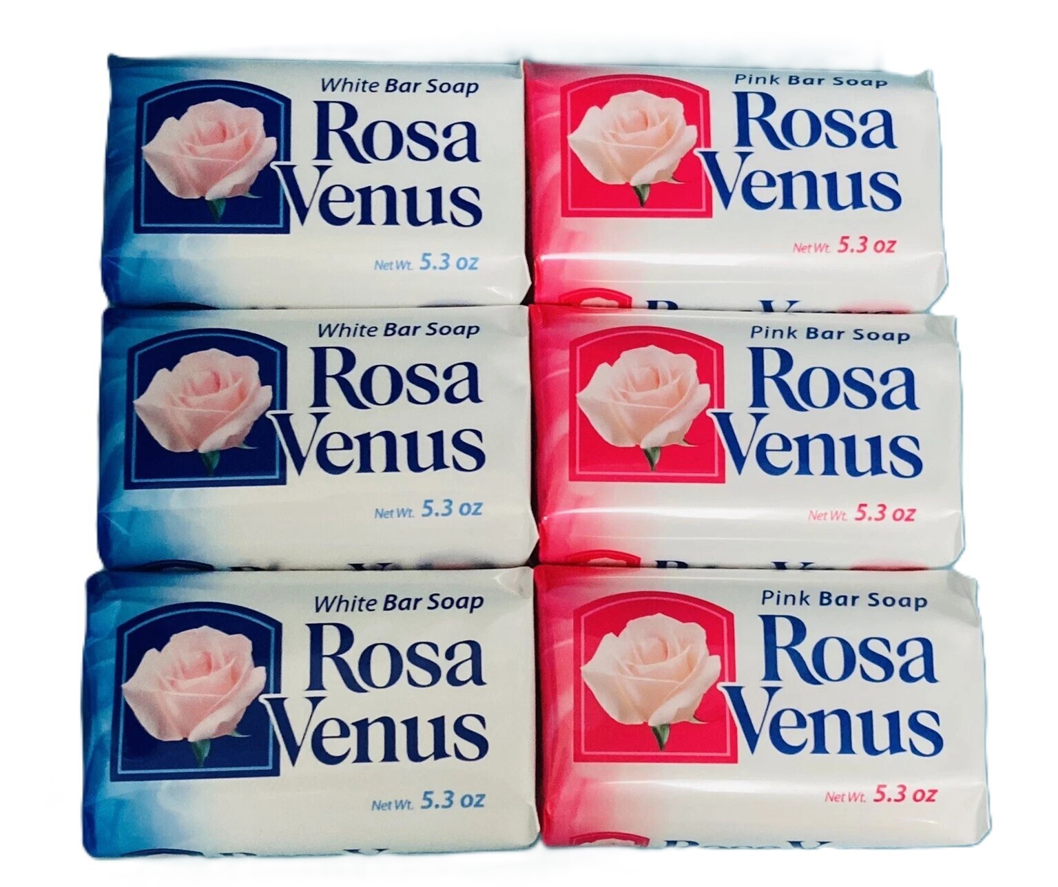 Jabon Rosa Venus Rosado Classic 150g / 5.3 oz Soap Bar 6,8,10,12,15,20 or40 Pack