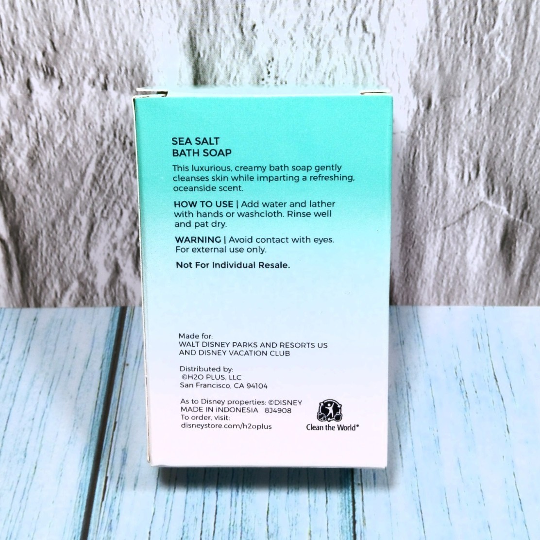 DISNEY Resorts Soap H2O+ Sea Salt – Face Soap 1.5oz or Body Soap 2oz Travel Size