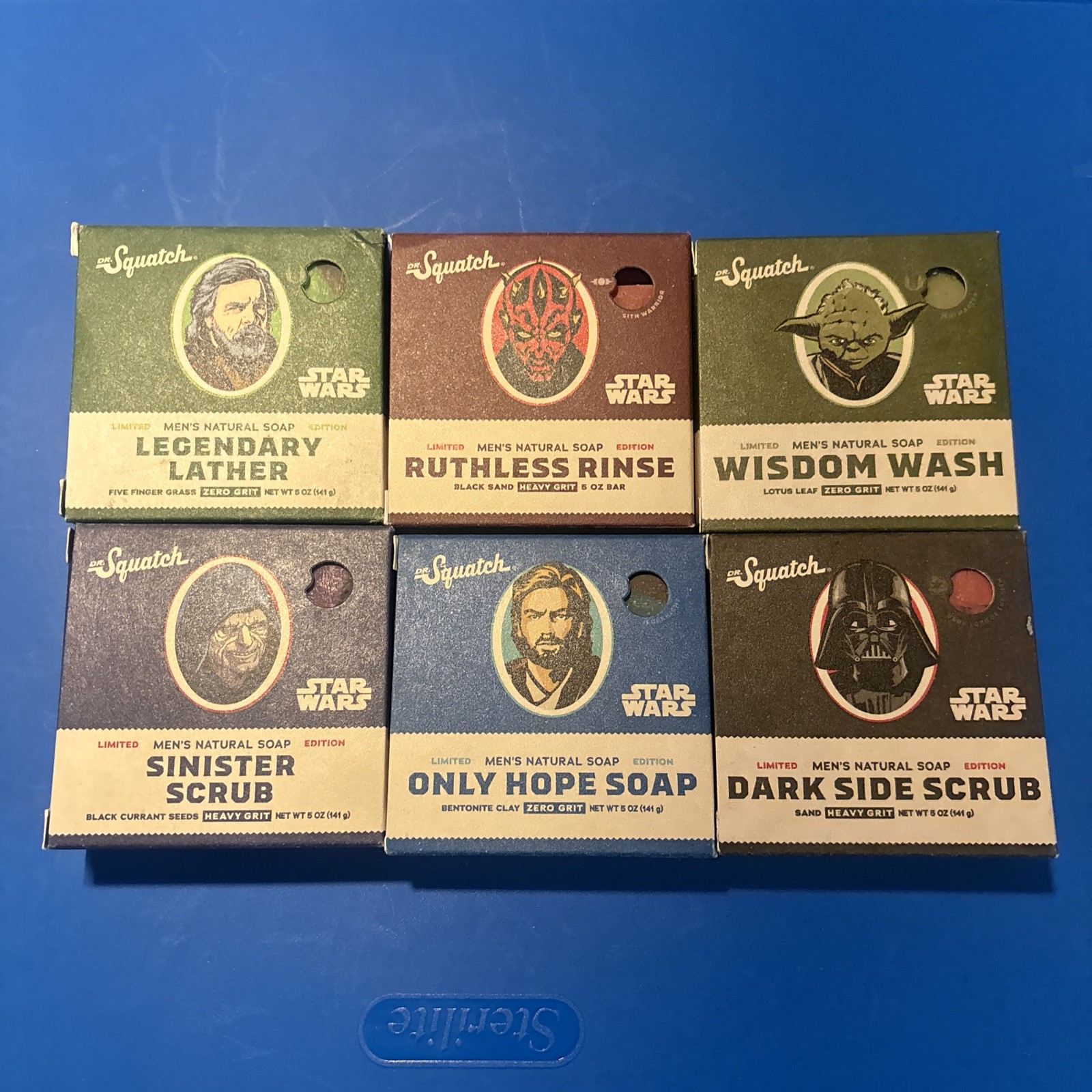 Dr. Squatch Star Wars 6 Bar Lot Limited Edition