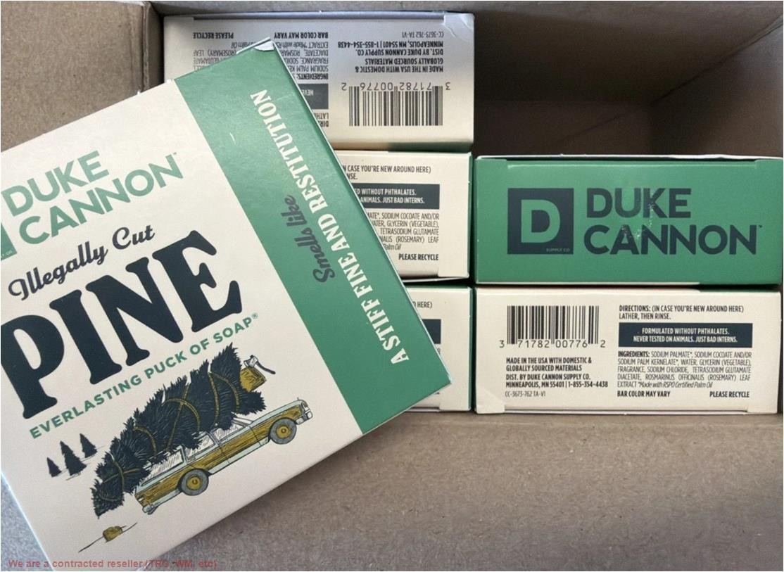 LOT OF 6!!!! Duke Cannon Everlasting Puck Soap – Illegally Cut Pine – 5oz