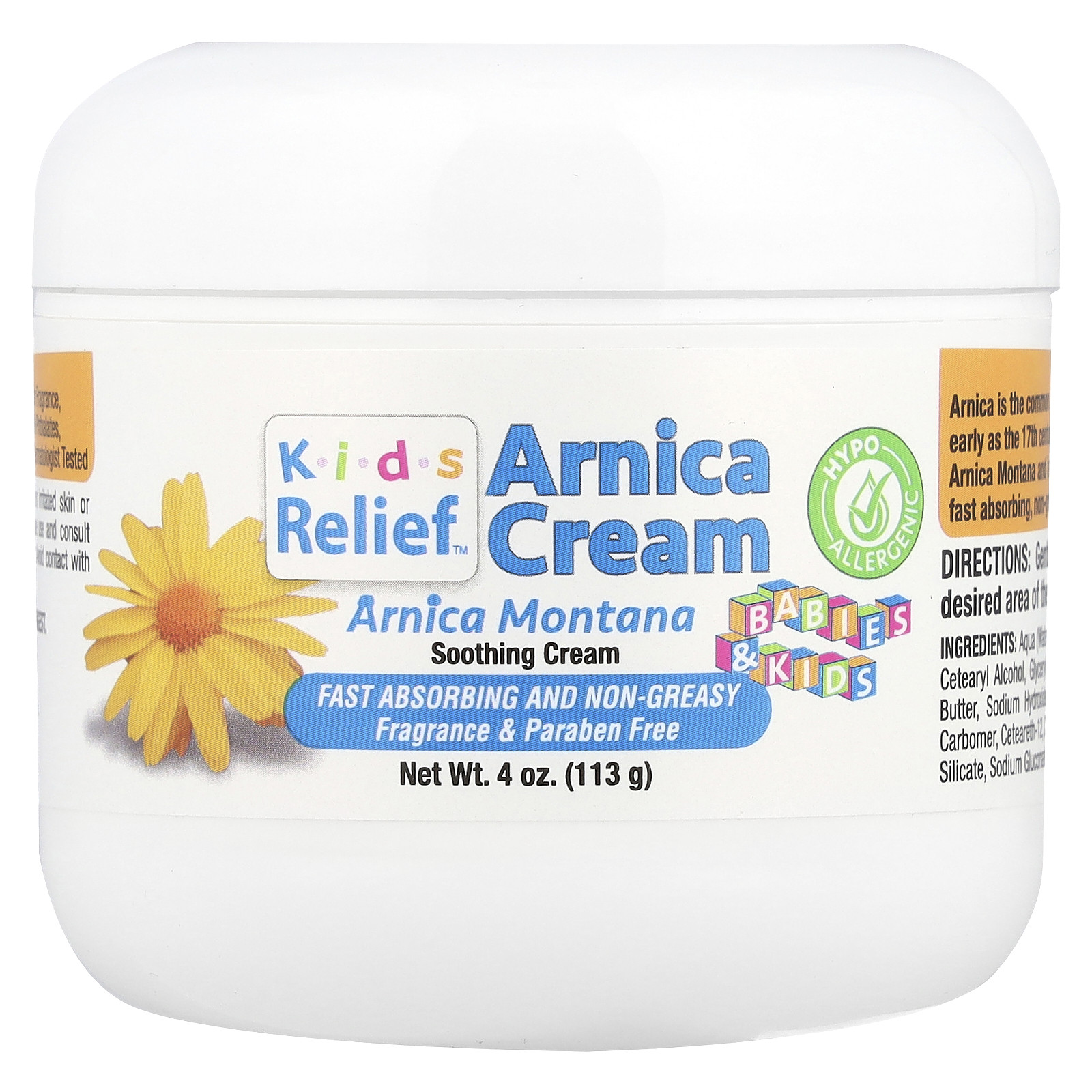 Kids Relief™, Arnica Cream, 4 oz (113 g)