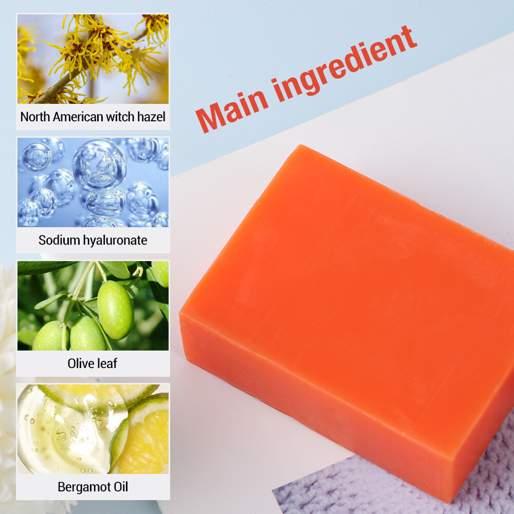 2PCS Skin Brightening Soap Original Kojic Acid Soap for Dark Spot Whitening 100g