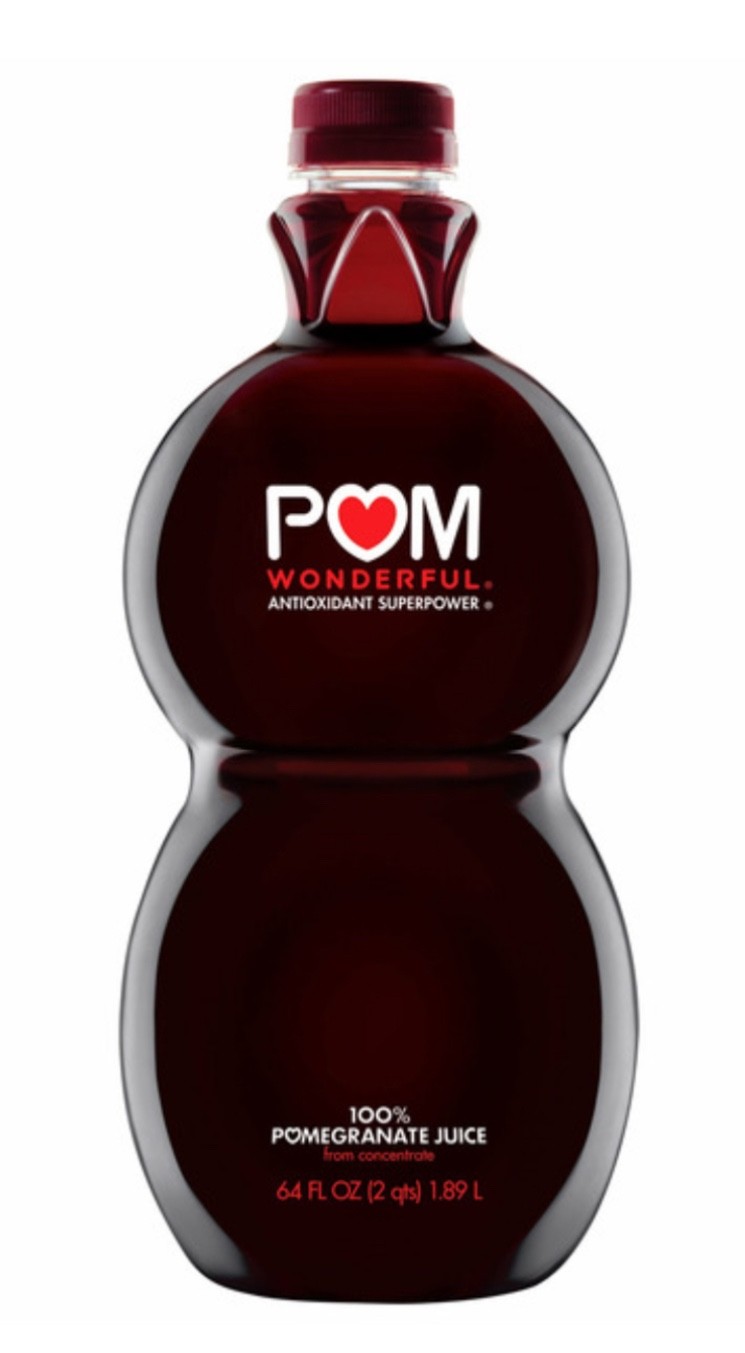 2 Bottles 100% POM Pomegranate Juice, 64 Fl Oz Each