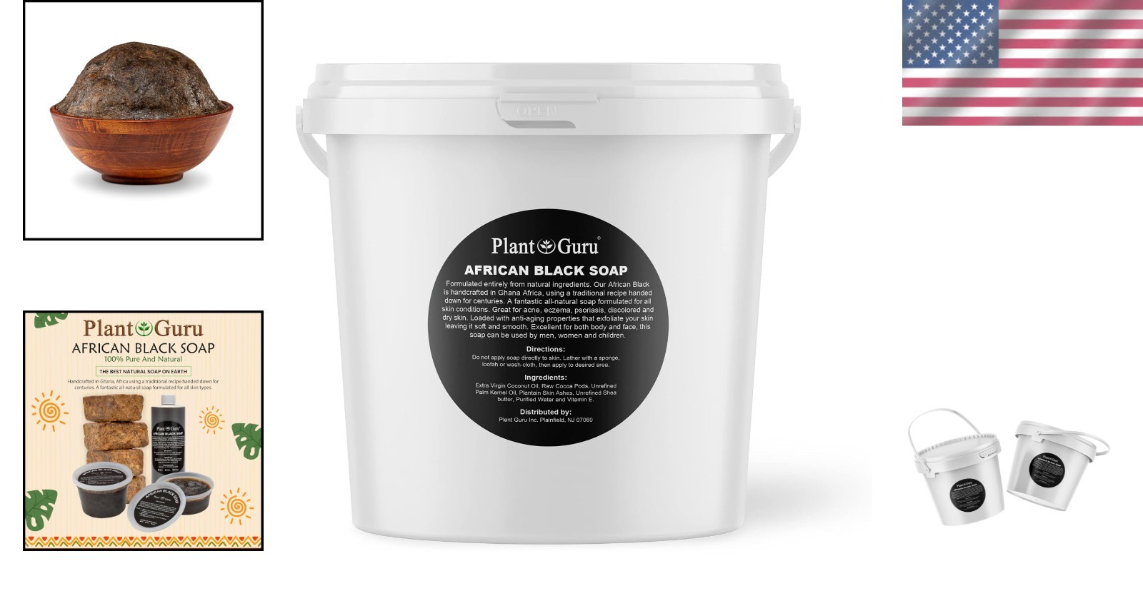 Traditional African Black Soap Cleansing Paste