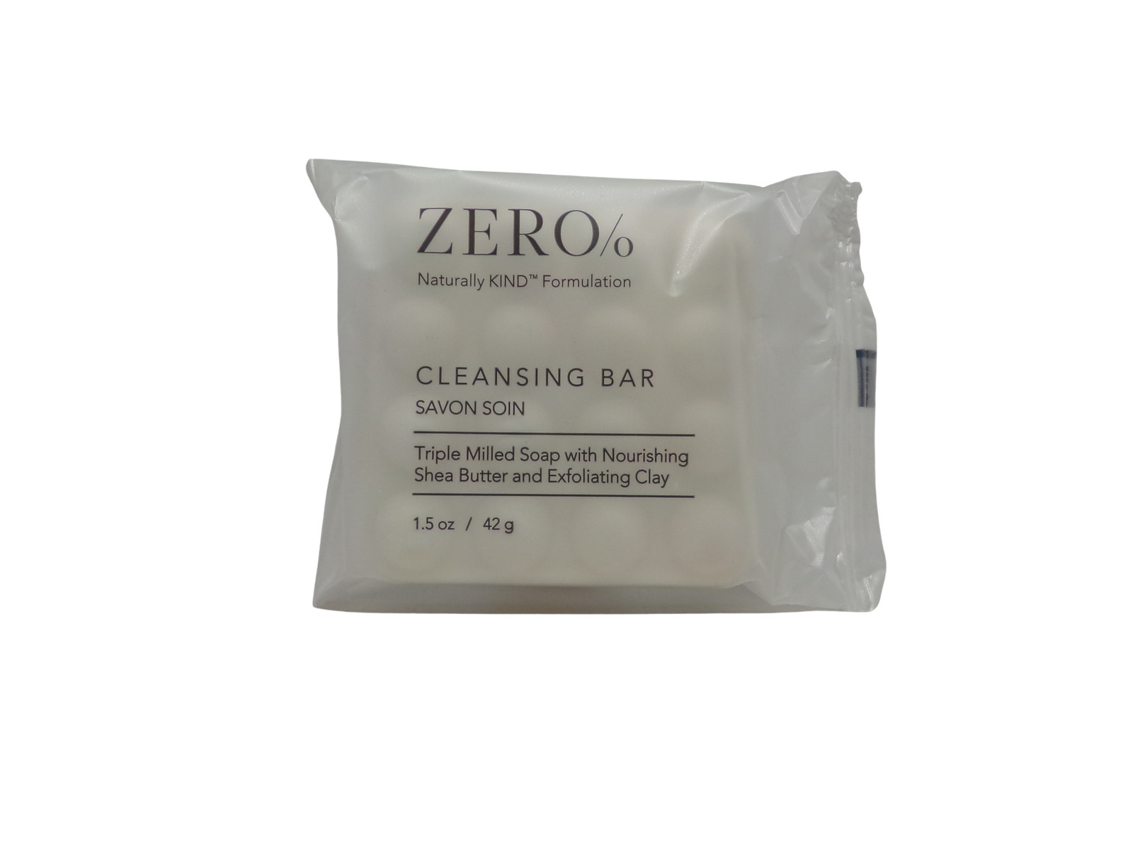 Zero% Triple Milled Exfoliating Clay & Shea Butter Lot of 16 each 1.5oz Soap