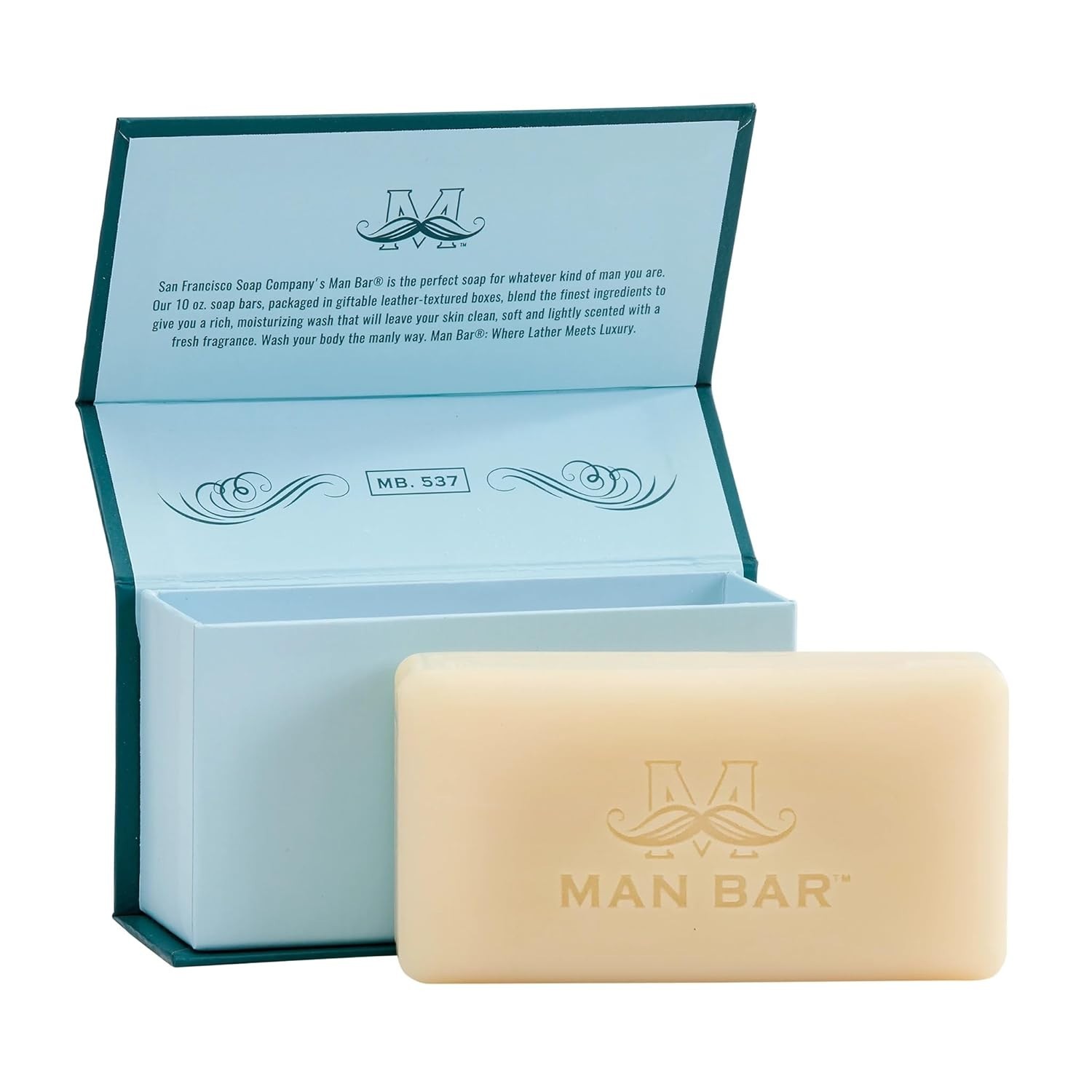 Coastal Driftwood Organic Men’s Bar Soap – Citrus & Sage, 10 oz – Cruelty-Free