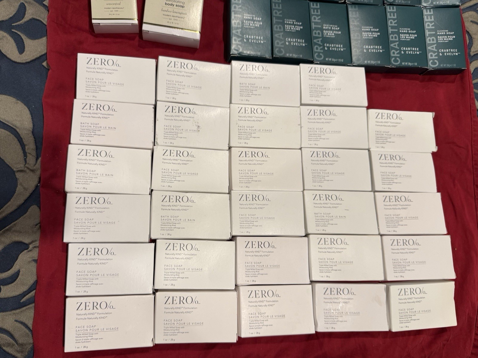 Travel size Soap & Shower Gel lot – Qty 118