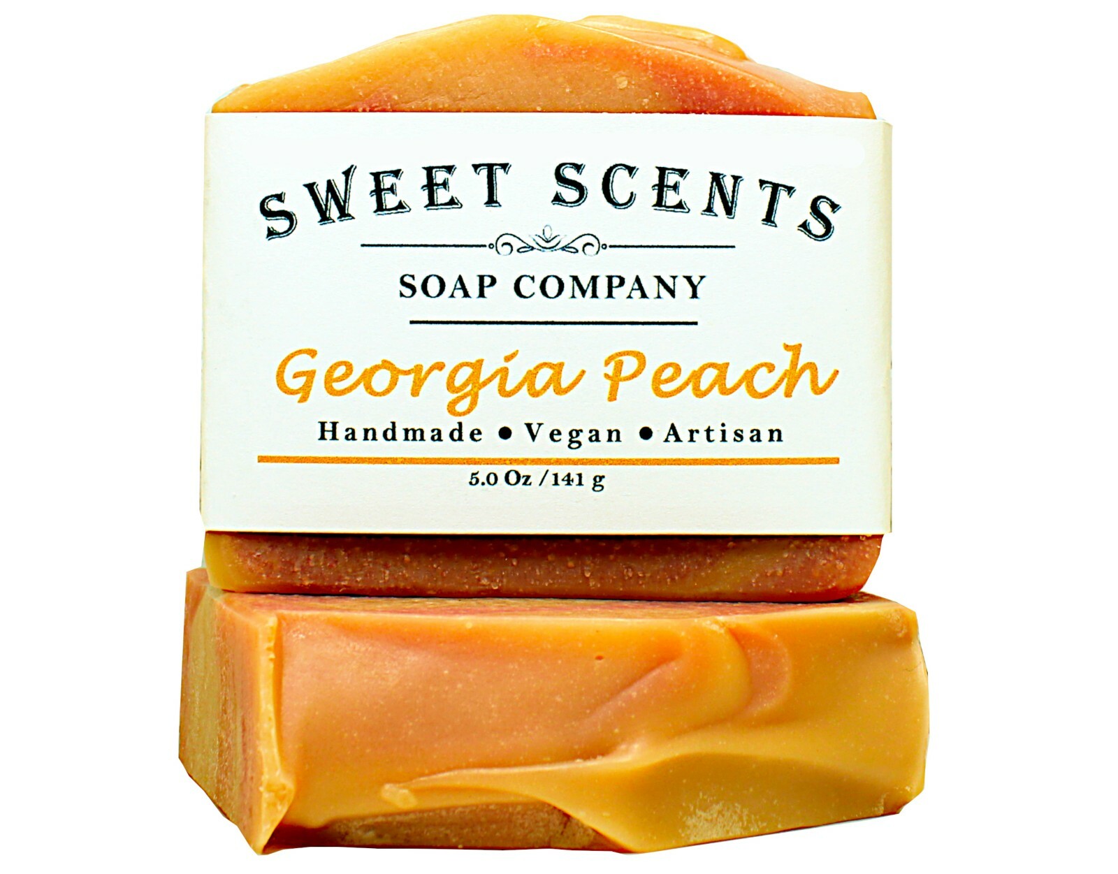 Handmade Soap – Georgia Peach – Cold Process, Scented Soap