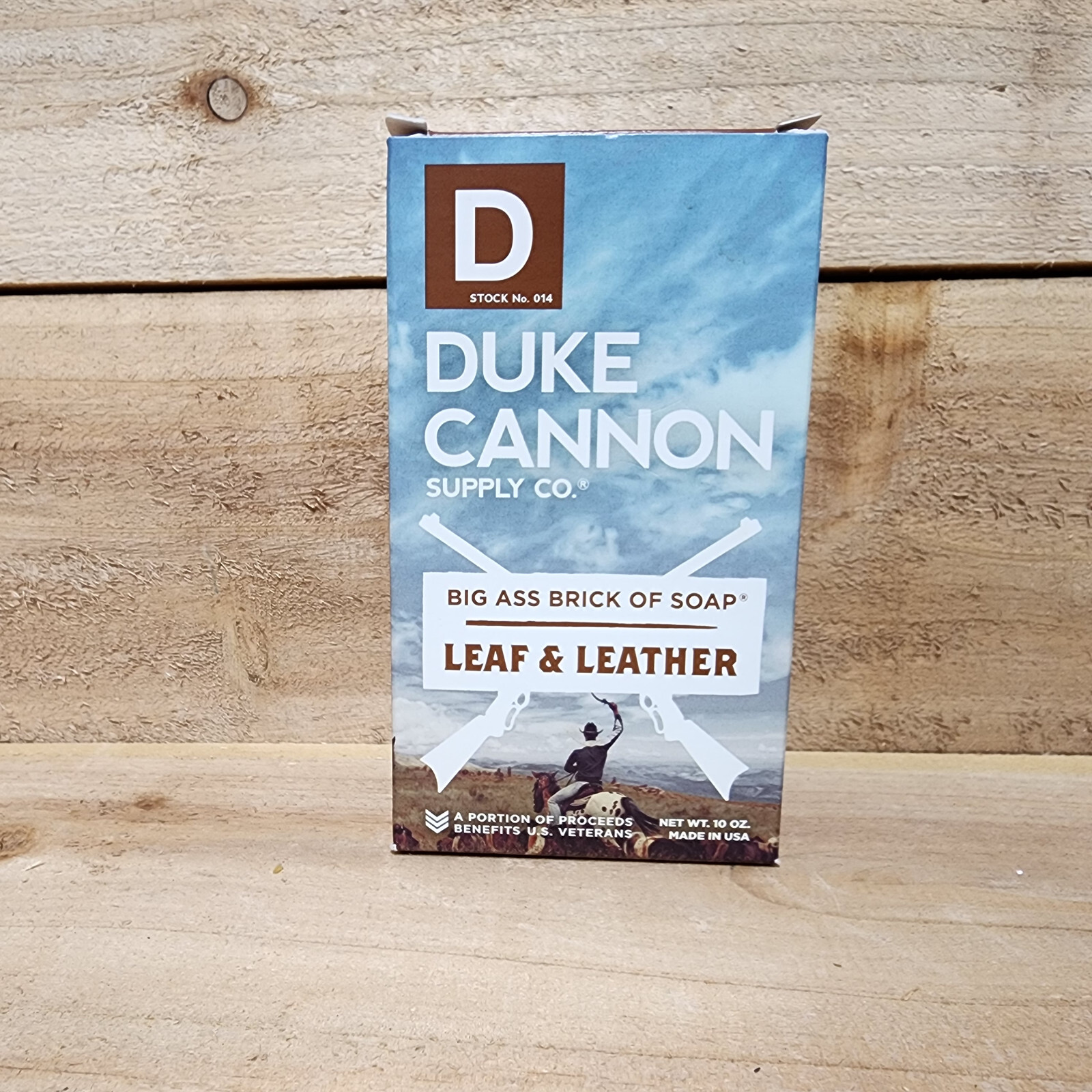 Duke Cannon Supply Co Big Ass Brick of Soap LEAF & LEATHER 10oz NEW