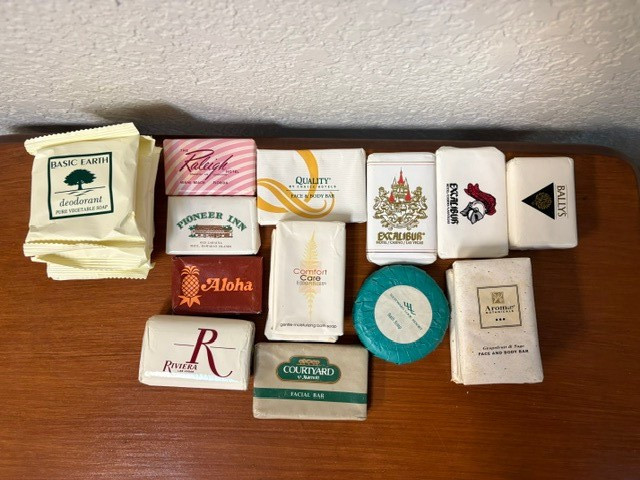 Vintage Lot of 20 Hotel Motel Resort Travel Size Mini Bar Bath Soaps