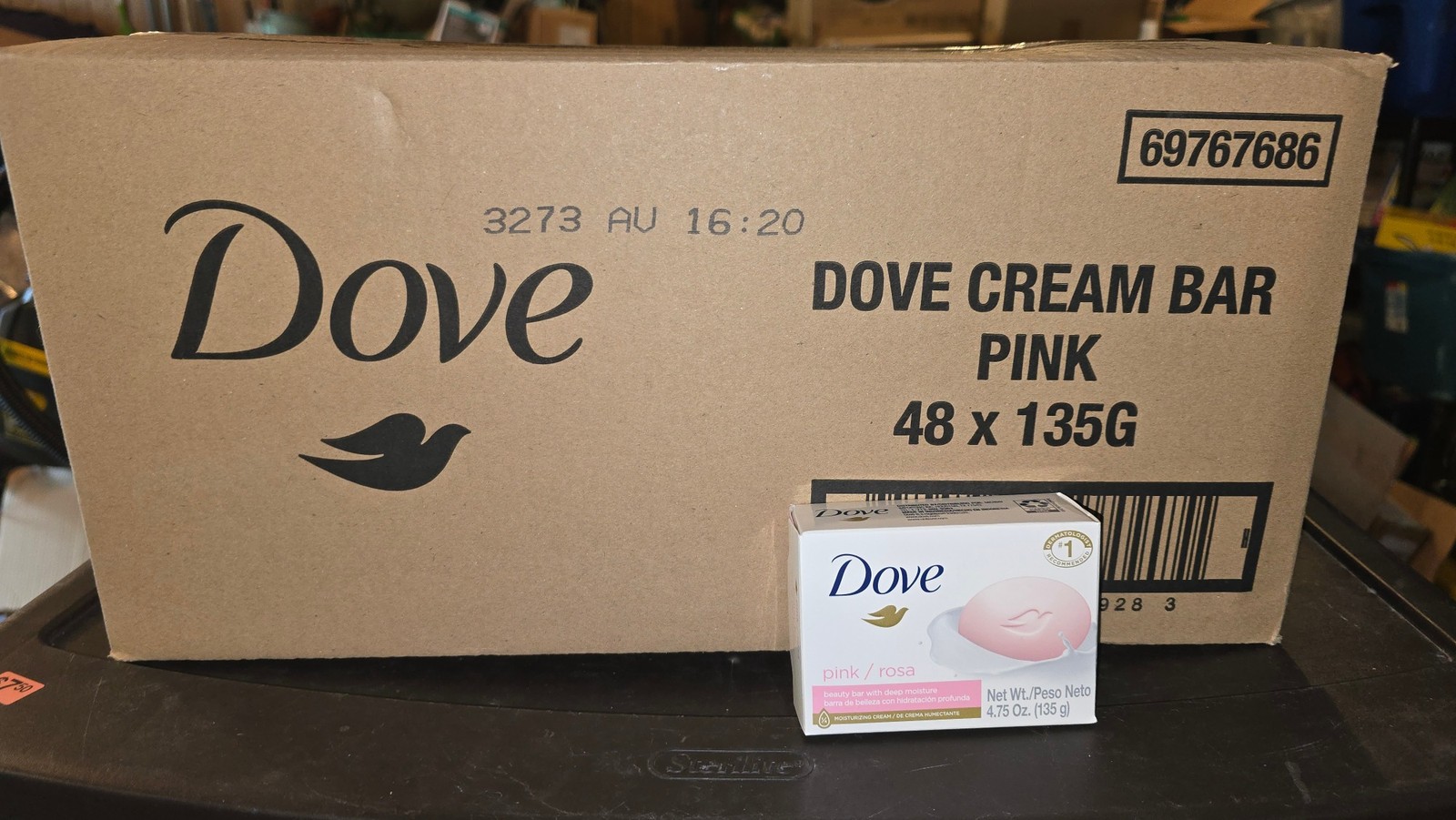 Lot of 48 Dove Pink Rosa Beauty Bar Soap 4.75 oz Each Moisturizing Cream