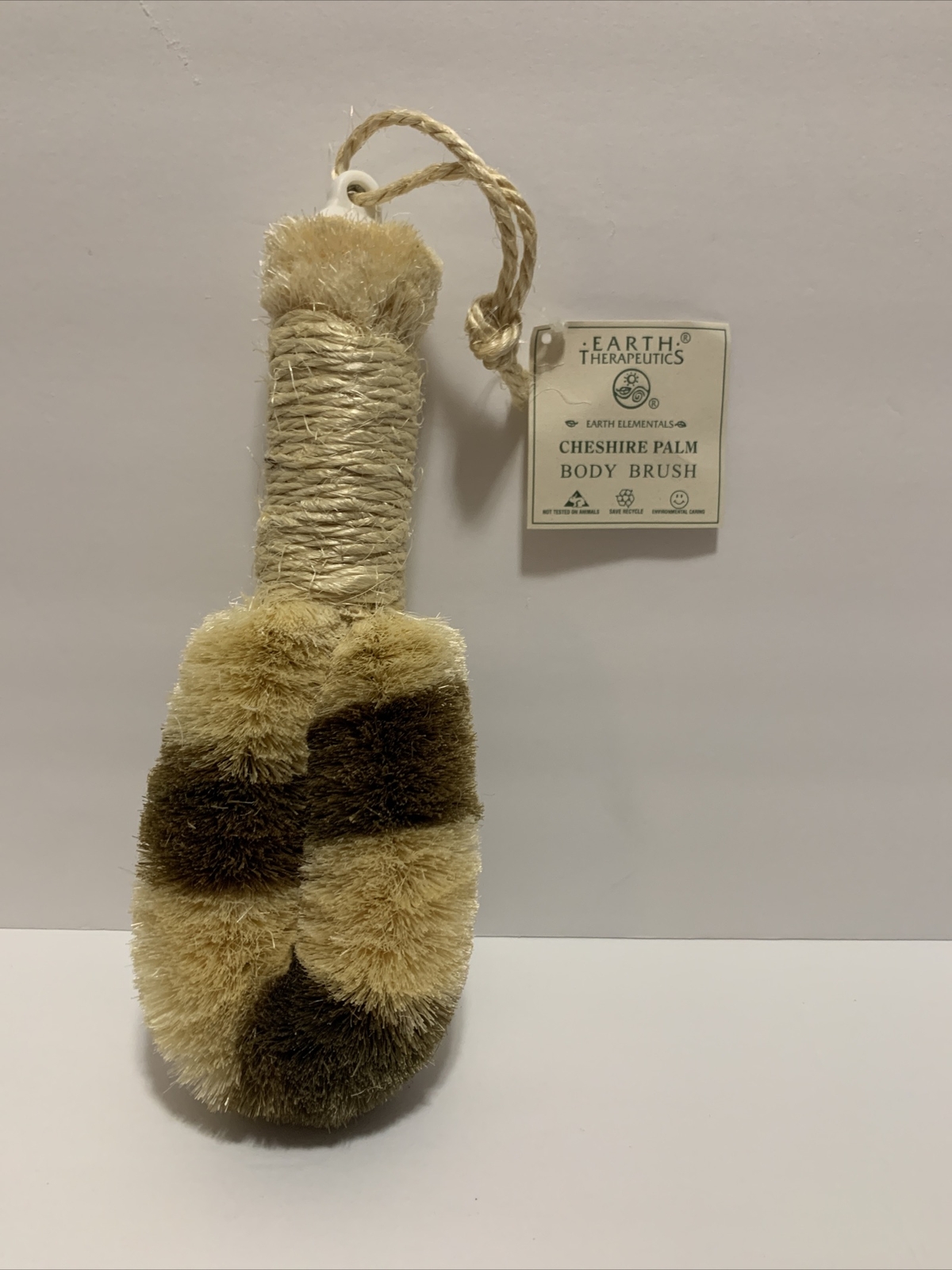Earth Therapeutics Cheshire Palm Vegetable Body Brush Slough Dead Skin – 1 Brush