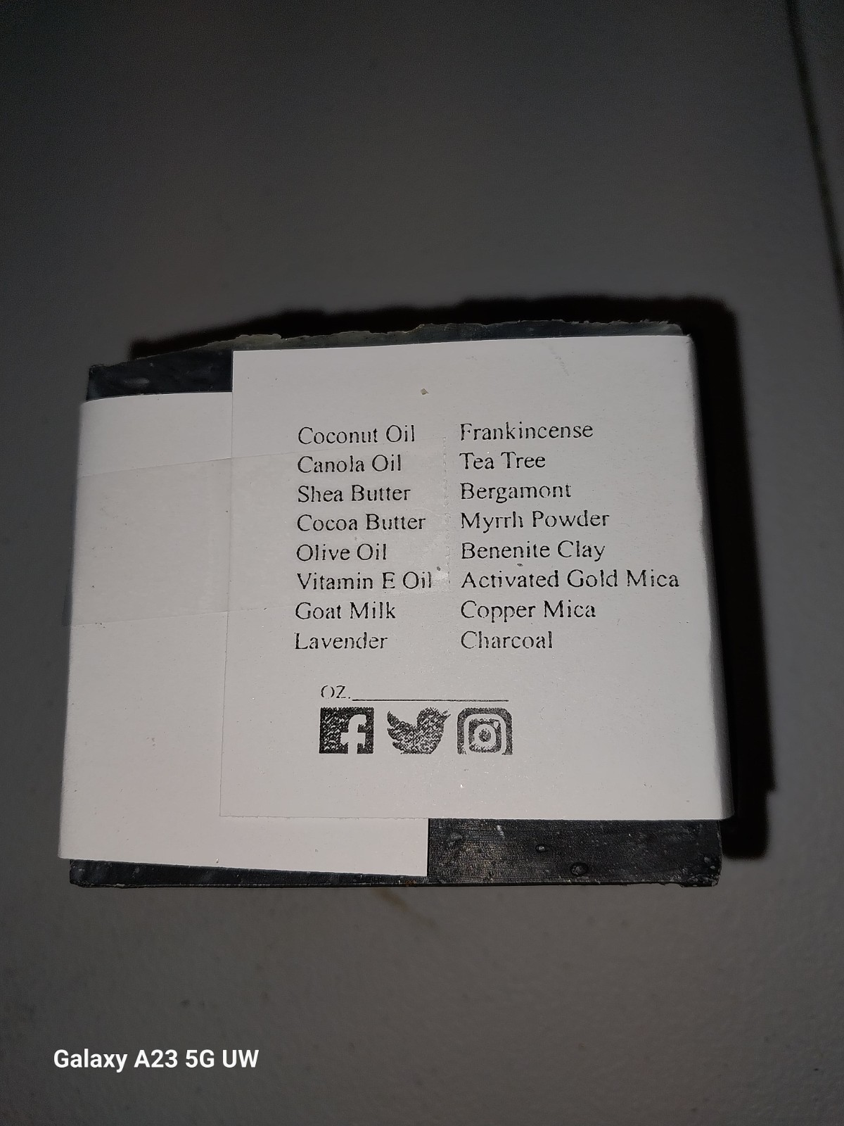 Frankincense And Myrrh Goat Milk Soap
