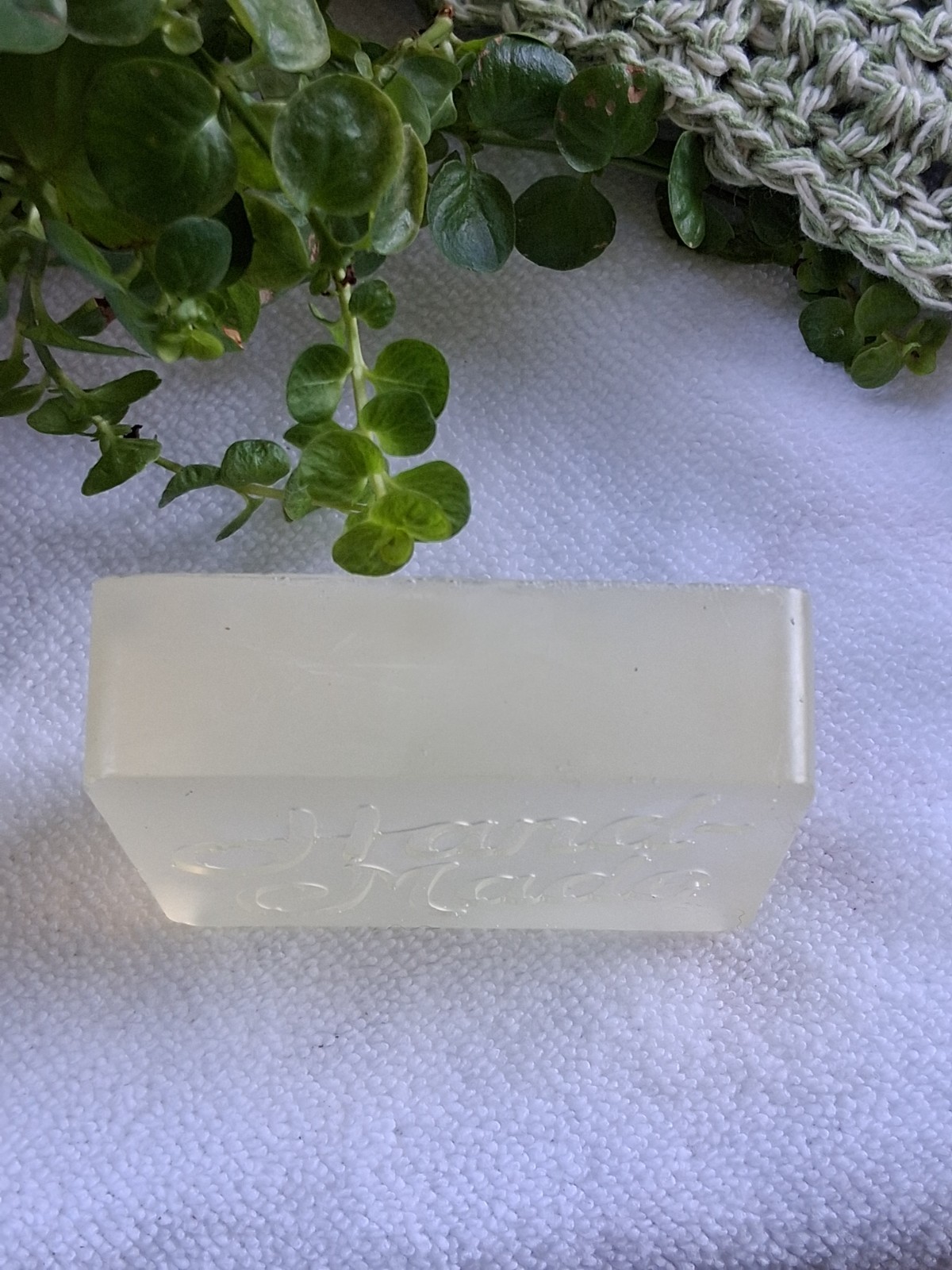 OLIVE OIL & ALOE VERA HANDMADE BODY SOAP UNSCENTED, NO COLOR ADDED