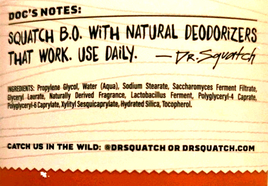 Dr. Squatch Duo Wooden Barrel Soap 5 0z and Invisible Glide Deodorant 2.65 Oz