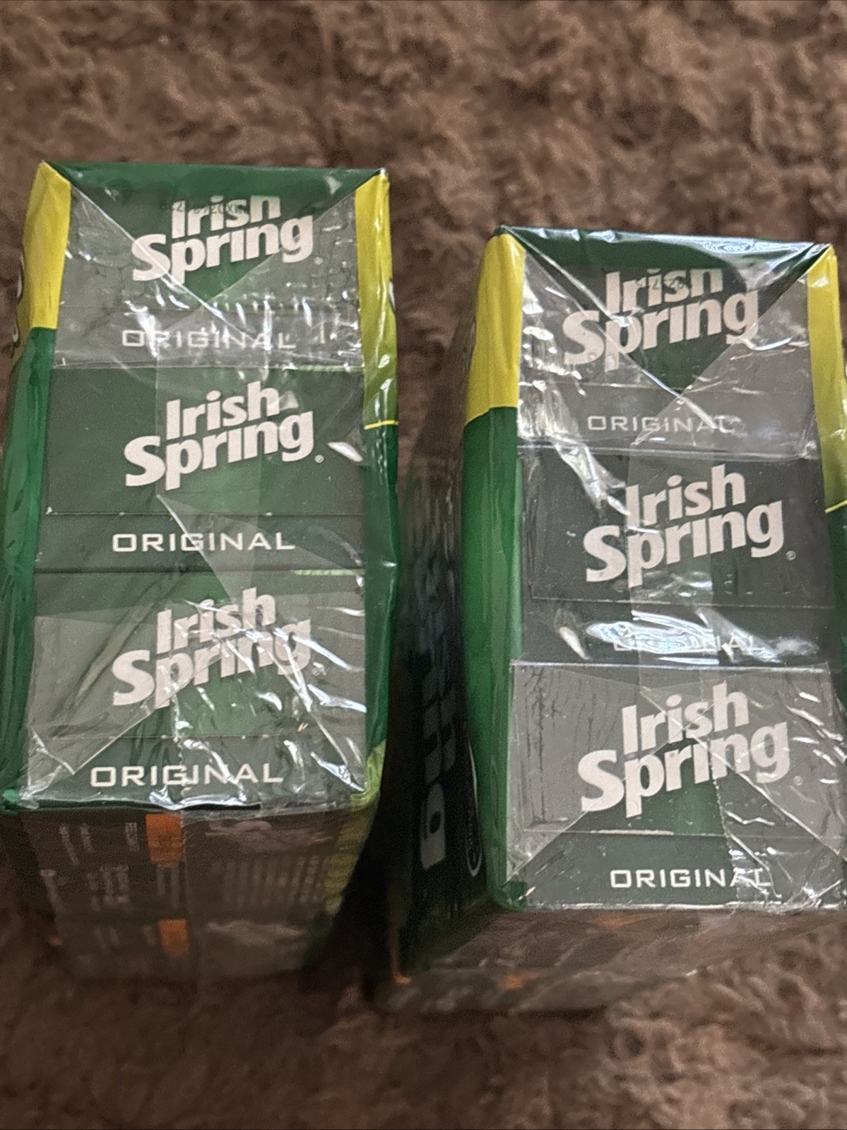 12 Irish Spring Original Clean Bar Soap 3.7 oz Each – No Flaxseed or Linseed Oil