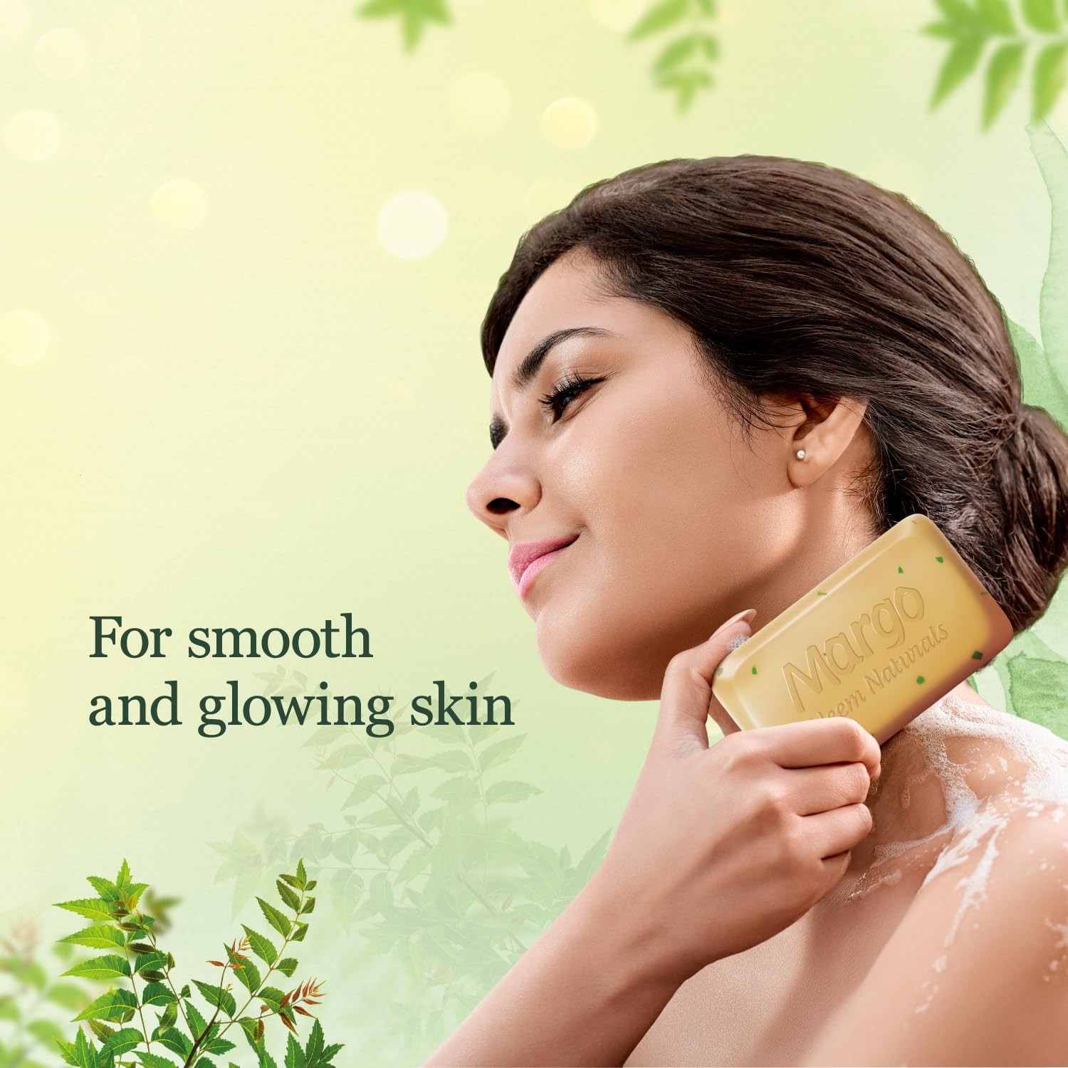 5No. Margo Neem Naturals Soap with Sandalwood & Turmeric -Refreshed Glowing Skin